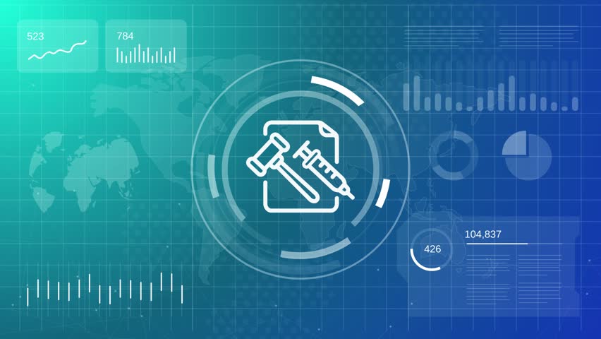 Health law and medical ethics gavel syringe legal moral issues in healthcare medical practice and biotechnology patient safety and regulatory compliance