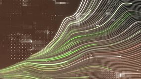 Animated colourful digital data wave with dynamic lines hi-tech design dark technology background	 - Powered by Shutterstock - Get 15% off with code: PIKWIZARD15