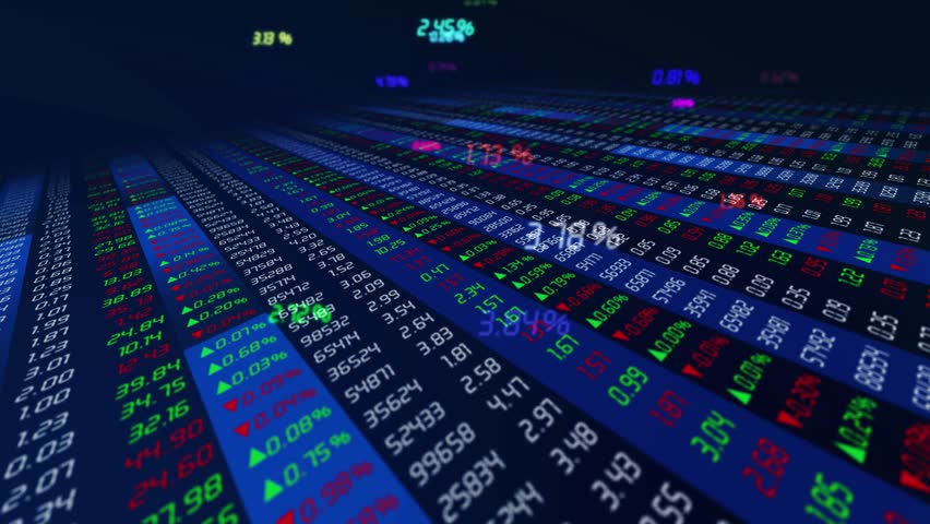 Stock market and stock price background