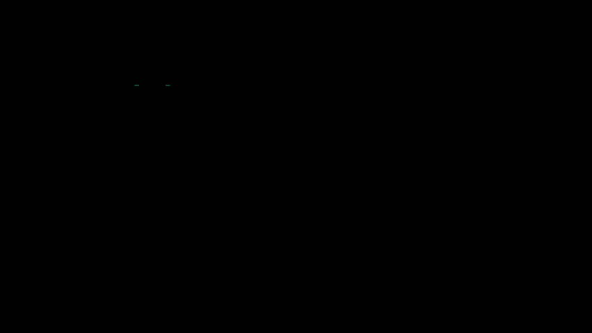 Kinetic typography animation with the words "WELCOME" and " FRIENDS" flashing and glitching in neon green on a black background. Modern intro outro title sequence.