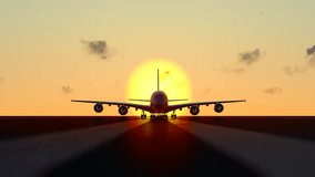 Commercial aircraft take off from the airport runway - Powered by Shutterstock - Get 15% off with code: PIKWIZARD15