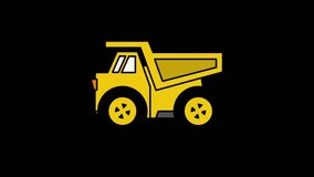 Off-road dump truck icon animation 2d transparent background	
 - Powered by Shutterstock - Get 15% off with code: PIKWIZARD15