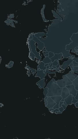 Vertical portrait, zoom in to the map of Belgium, with text and textless.