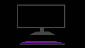 Flat design financial chart animating in scene showing turquoise bars, red green candles, blue line. Data visualization, analytics, cybersecurity, financial, digital interface, investment, graphical - Powered by Shutterstock - Get 15% off with code: PIKWIZARD15