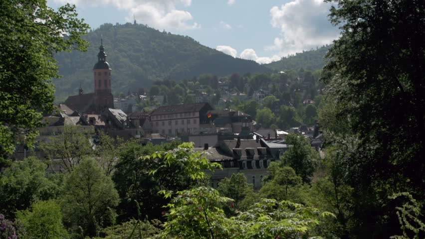 View of Baden-Baden, Germany.