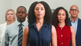 Confident Diverse Business Team Stands United with Arms Crossed in a Professional Setting - Powered by Shutterstock - Get 15% off with code: PIKWIZARD15