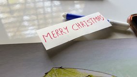 Merry Christmas Greeting Card on Festive Background - Powered by Shutterstock - Get 15% off with code: PIKWIZARD15