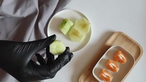 Sliced Apple on White Plate — Simple Healthy Food Concept	 - Powered by Shutterstock - Get 15% off with code: PIKWIZARD15