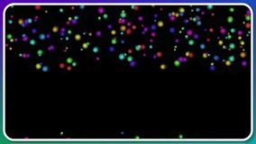 Vibrant, colorful confetti spheres falling - Powered by Shutterstock - Get 15% off with code: PIKWIZARD15