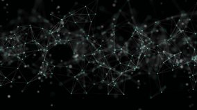 Futuristic Digital Network of Connected Dots and Lines in Motion - Powered by Shutterstock - Get 15% off with code: PIKWIZARD15