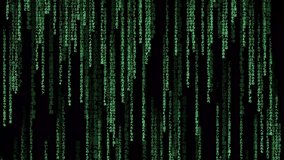 green matrix code falling rain animation background - Powered by Shutterstock - Get 15% off with code: PIKWIZARD15