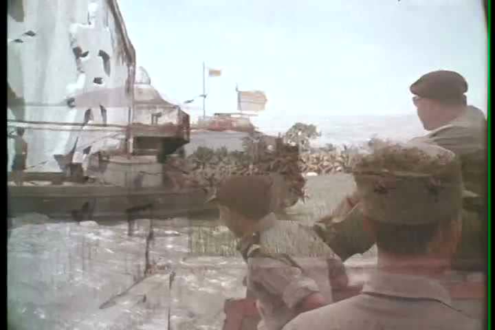 1960s - A montage of dead victims of North Vietnamese aggression during the Vietnam War.