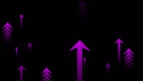 Abstract futuristic arrows moving up representing market chart profit money. Seamless loop of blue arrows indicating successful financial data strategy - Powered by Shutterstock - Get 15% off with code: PIKWIZARD15