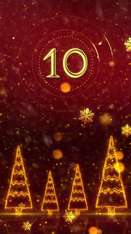 Mobile Vertical Resolution 2160×3840 Pixels, 2026 Happy New Year Greetings Countdown Background, 
Vertical Resolution for Mobile Videos, 
Happy New Year 2026 Countdown Starts from 10 Seconds