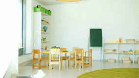 Back-to-school academic environment with blackboard, books, and stationery. Perfect for education visuals, classroom scenes, learning content, e-learning, and student or teacher presentations. - Powered by Shutterstock - Get 15% off with code: PIKWIZARD15