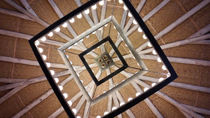 A fabulous view of the roof and the light decoration In Al Zoo