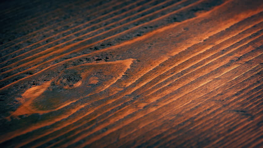 Wood Floor Board Closeup Moving Shot
