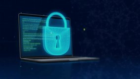 Cyber Security Animation Data Protection Technology Digital Privacy and Network Safety video. - Powered by Shutterstock - Get 15% off with code: PIKWIZARD15