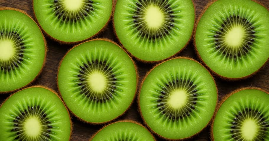 Fresh Sliced Kiwi. Fruit Background