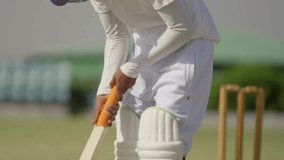 "Man Batsman Fixing Cricket Bat Grip, Close-Up 4K Video, Preparing Cricket Equipment, Sports Footage, Athletic Hand Adjustment, Cricket Gear Maintenance" - Powered by Shutterstock - Get 15% off with code: PIKWIZARD15