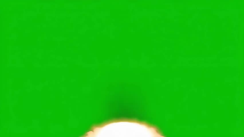 Realistic VFX animation of a nuclear mushroom cloud explosion on chroma key green screen background, ideal for compositing, film effects, and dramatic scenes. - Powered by Shutterstock - Get 15% off with code: PIKWIZARD15
