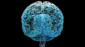 Futuristic 3D animation of a human brain with glowing neural networks, electric impulses, and digital connections representing artificial intelligence, data flow, and advanced technology. - Powered by Shutterstock - Get 15% off with code: PIKWIZARD15