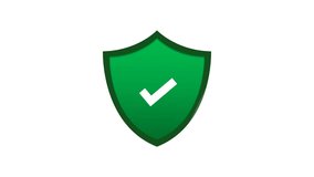 Animated Green Security Shield Checkmark Icon for Digital Protection, Verified Safety, and Cyber Security - Powered by Shutterstock - Get 15% off with code: PIKWIZARD15
