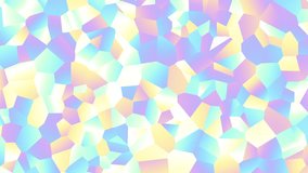 Seamless abstract gradient background for loop playback. 4k video. Pastel iridescent mosaic. - Powered by Shutterstock - Get 15% off with code: PIKWIZARD15