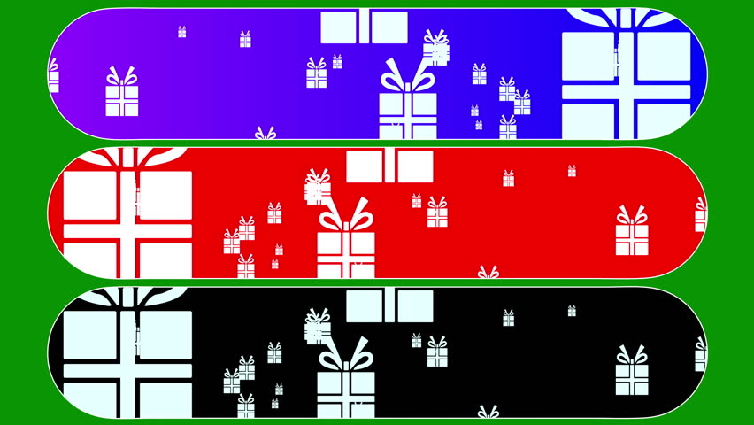 Green Screen Dynamic Black Friday Animation Black Friday Title bar Gift Box Holiday Discount Dynamic Environment shape and text bar