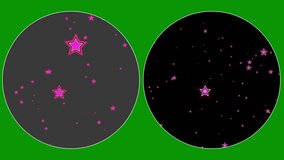 Dynamic Animation of Isolated Falling Stars, Snowflakes, and Heart Symbols: A Festive Visual Journey Celebrating Seasonal Green Screen title bar shape animation. Text bar vertical and horizontal 4K - Powered by Shutterstock - Get 15% off with code: PIKWIZARD15