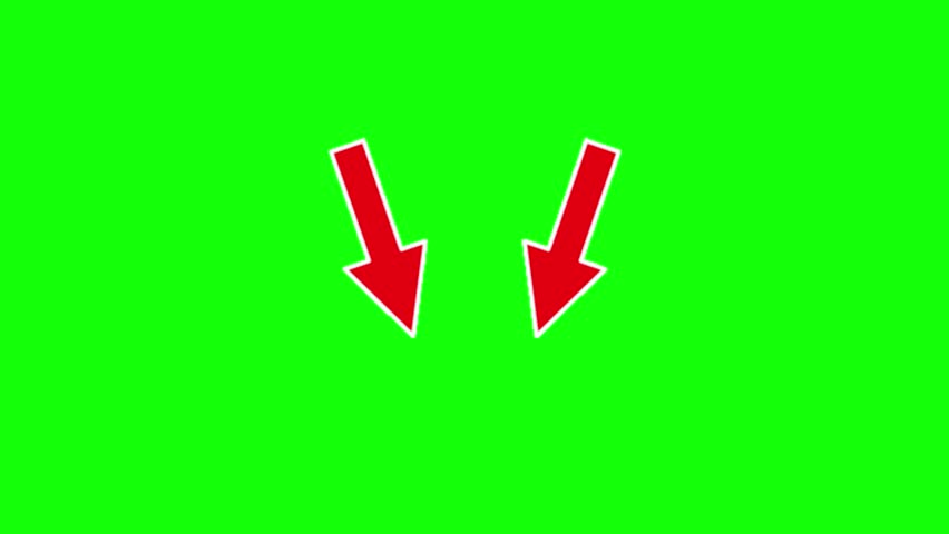 Two Red Moving Arrows. Business Icon, illustration, instruction, graphic, vector