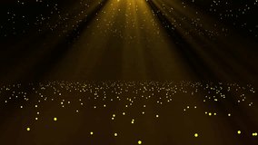 Golden light streams down illuminating shimmering particles creating a magical and enchanting atmosphere in a dynamic video background - Powered by Shutterstock - Get 15% off with code: PIKWIZARD15