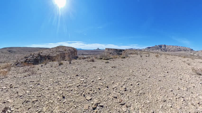 Rising Up Over Flat Spot on Mesa de Anguila Trail in Big Bend