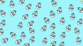 A delightful pattern featuring adorable snowmen, perfect for adding a touch of winter magic to any project. Embrace the holiday spirit with this charming design. - Powered by Shutterstock - Get 15% off with code: PIKWIZARD15
