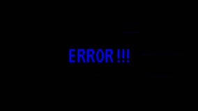 Error 404 text animation glitched effect 4k animation video digital screen warning system failure - Powered by Shutterstock - Get 15% off with code: PIKWIZARD15