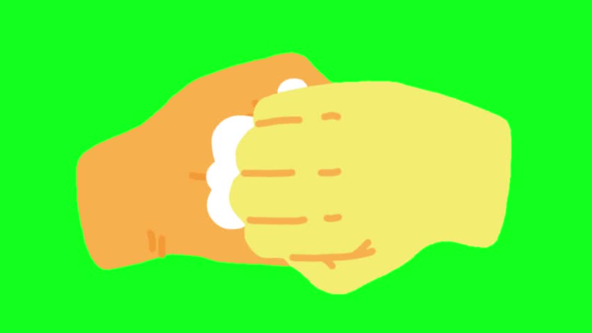 Nail washing tutorial with soap animation 