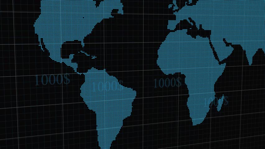 Global Financial Market Data Visualization with Blue Bar Graph and World Map finance business animation. Animated futuristic finance visualization with blue bar graph and world map displaying global . - Powered by Shutterstock - Get 15% off with code: PIKWIZARD15