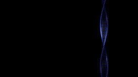 Abstract Blue Dna Helix Structure Glowing on transparent Background, Genetic Code Concept - Powered by Shutterstock - Get 15% off with code: PIKWIZARD15