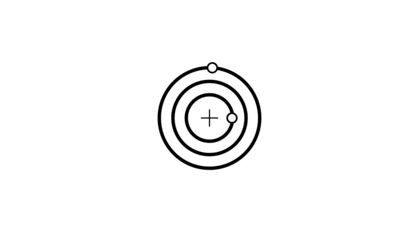 Animated stellite linear icon with plus icon. Rotating around globe. moon orbiting model. Seamless loop HD video with alpha channel . - Powered by Shutterstock - Get 15% off with code: PIKWIZARD15