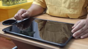 Finger touching tablet with social media icons - Powered by Shutterstock - Get 15% off with code: PIKWIZARD15