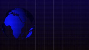 Blue Bar Chart with Globe and Red Line Graph on Dark Gradient Background earth world. Interactive blue bar chart and red line graph over earth globe highlighting global financial data. - Powered by Shutterstock - Get 15% off with code: PIKWIZARD15