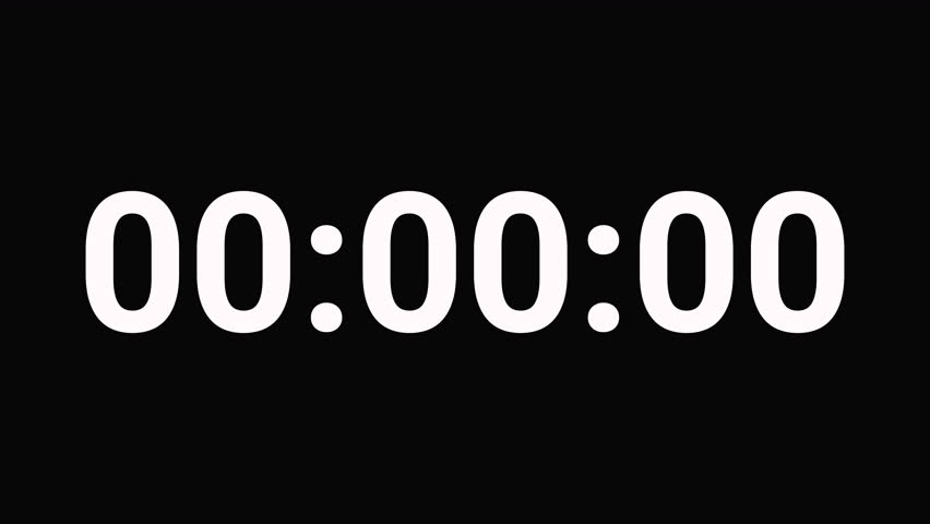 2 minute digital stopwatch animation showing minutes, seconds, and hundredths of a second. Realistic stopwatch counting time in a smooth and precise format. Ideal for sports, fitness, racing, workout,