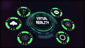Futuristic vr technology, demonstrating digital integration, processing, and high-tech communication. - Powered by Shutterstock - Get 15% off with code: PIKWIZARD15