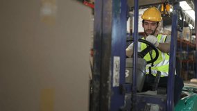 Blue collar worker is working at warehouse. Logistics, transportation. - Powered by Shutterstock - Get 15% off with code: PIKWIZARD15