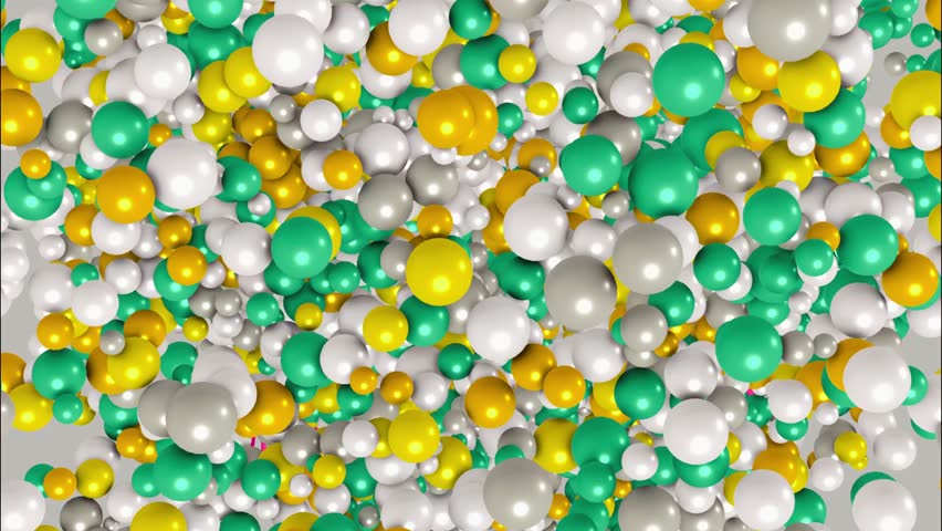 A dynamic video opener for birthday events. "Happy Birthday" text is revealed as funky, colorful balls scatter away in a vibrant celebration.