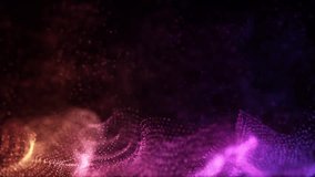 Glowing stardust particles in vibrant colors create an elegant, seamless looping animation background for dynamic visuals. - Powered by Shutterstock - Get 15% off with code: PIKWIZARD15