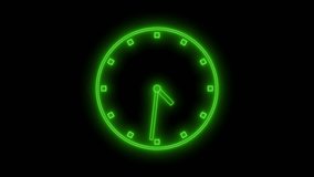 Futuristic Neon Clock Animation for Countdown - Powered by Shutterstock - Get 15% off with code: PIKWIZARD15
