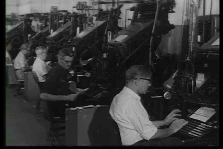 1960s - Buffalo New York newsroom and it