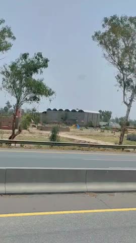 This video shows beautiful view of villages located nearby Motorway M2 of Pakistan.