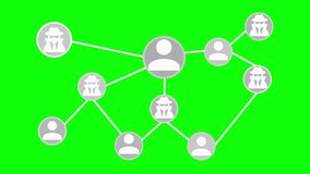 Digital animation of a global network with user icons connected by lines, symbolizing international communication and connectivity - Powered by Shutterstock - Get 15% off with code: PIKWIZARD15